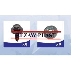 Parafusos e grampos para protetor de Carter Citroen Jumper, Fiat Ducato, Peugeot Boxer 90242